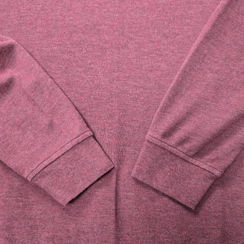 Peter Millar Crown Comfort Interlock 1/4 Zip Pullover Sweater Burgundy Red Large - Picture 7 of 16
